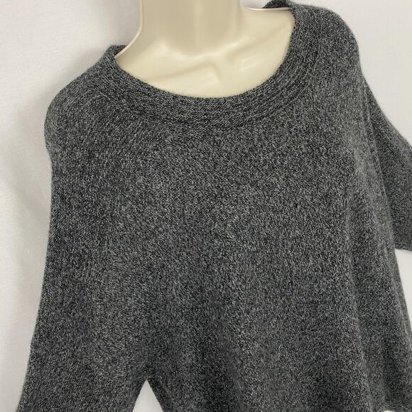 Peruvian Connection Royal Alpaca Sweater Womens XL Gray Oversized Boxy Cozy - Picture 2 of 13